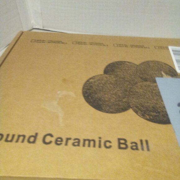 Skyflame Round Ceramic Ball Firepit Fireplace Lot of 15 Beige 3" - Picture 6 of 8